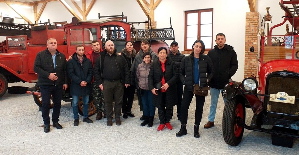 Gruzińscy strażacy poznają doświadczenia polskich OSP