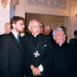 Delegaci zjazdu polskich księży w USA, ambasador Jerzy Koźmiński – Ambasada RP w Waszyngtonie, 1996