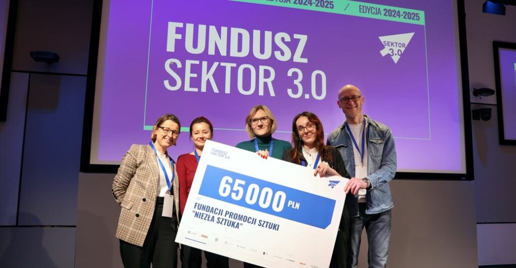 Znamy Laureatów Funduszu Sektor 3.0 edycji 2024/2025