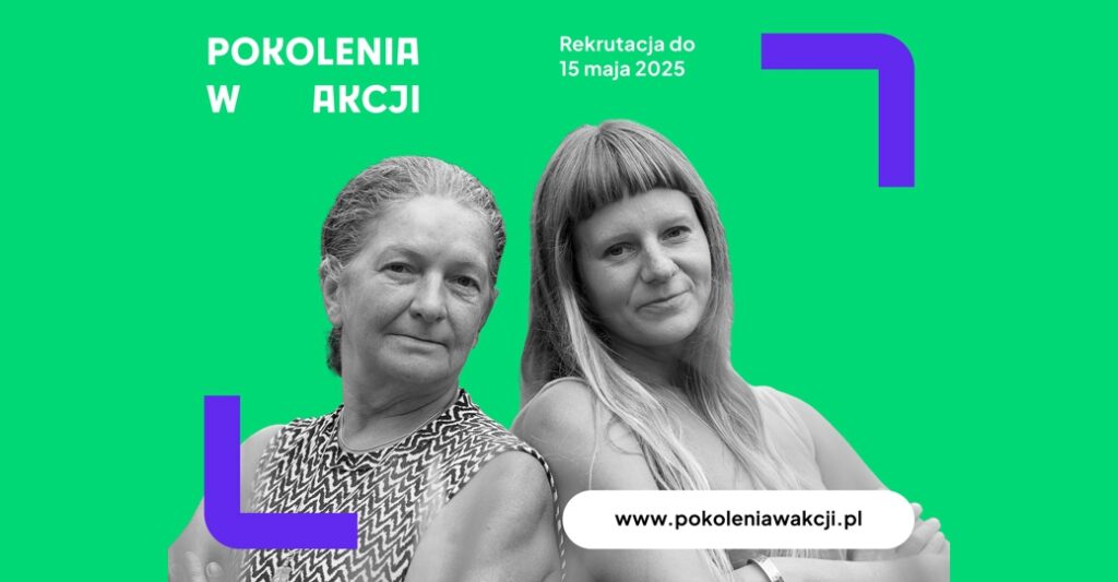 „Pokolenia w Akcji”. Zdobądź grant na projekt międzypokoleniowy