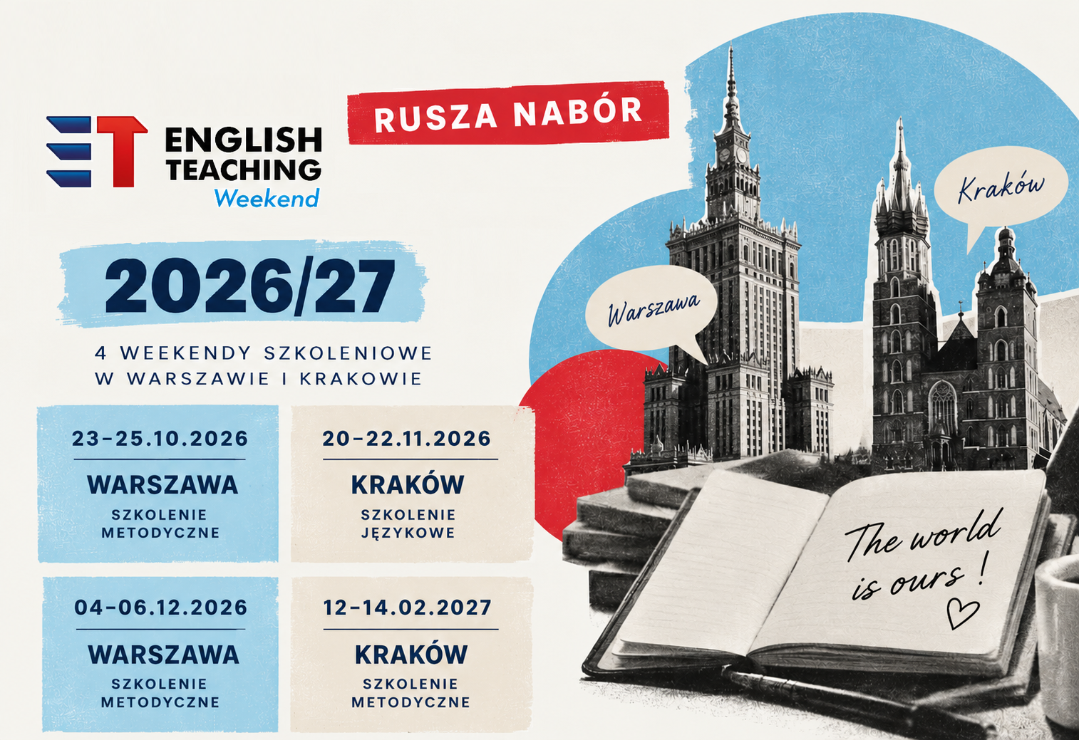 Uczysz angielskiego? Weź udział w „Weekendach z English Teaching”